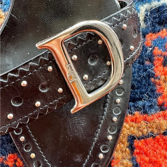Authentic Dior Sandals Black Leather - Picture 4 of 5